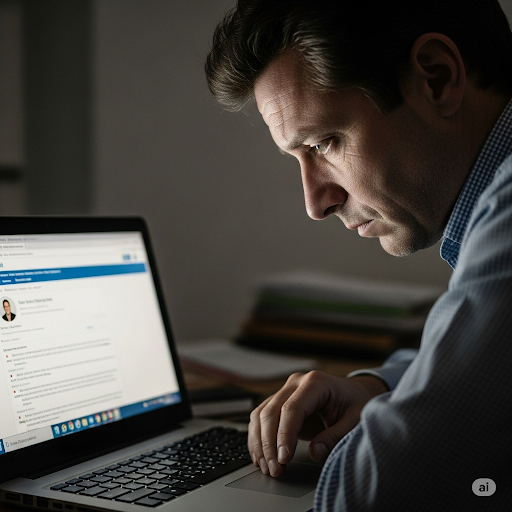 Aging Millennial Realizes He’s a Failure as LinkedIn Suggests Dead End Job